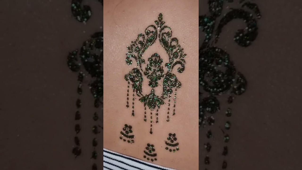 How to: Waterproof Glitter Henna Art by Empress Me