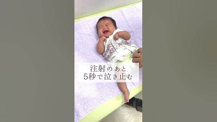 【神業】予防接種の後、先生の泣き止ませ方がすごかった…。(生後2ヶ月) #shorts