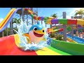Baby Shark Aquapark Adventures 🦈🌊 | Lalafun Nursery Rhymes & Kids Songs | 3D Cartoon Long