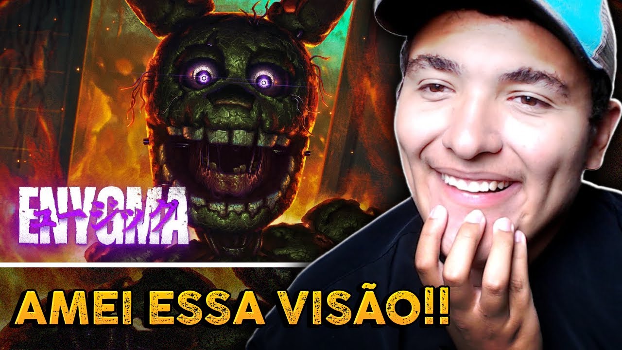 A MÚSICA MAIS ÉPICA DO SPRINGTRAP Sua Agonia | (FNAF) | Enygma [REACT]
