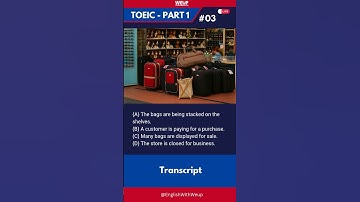 TOEIC Luisteren Deel 1 | Uitdaging nr. 03 | Kunt u het juiste antwoord raden?