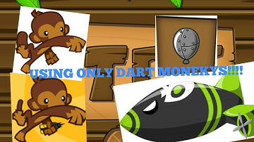 Using Only Dart Monkeys On Hard!!!!! | BTD5