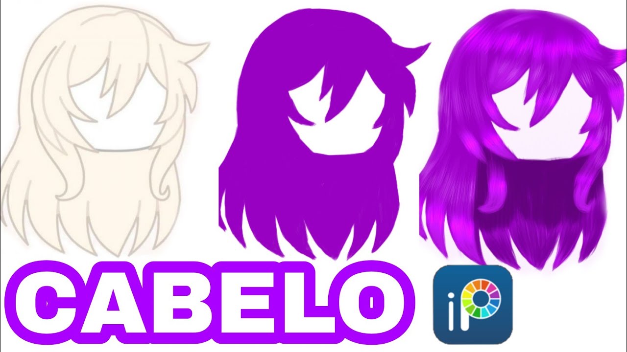 cabelo gacha life branco