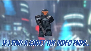 Roblox GAR but if I find a cadet the video ends.. stay for a surprise :)