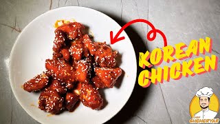 KOREAN FRIED CHICKEN RECIPE | SWEET AND SPICY KOREAN CHICKEN