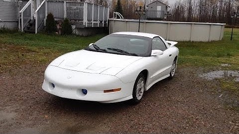 1993 Pontiac Firebird Trans Am Start Up  Engine  and in Depth Tour