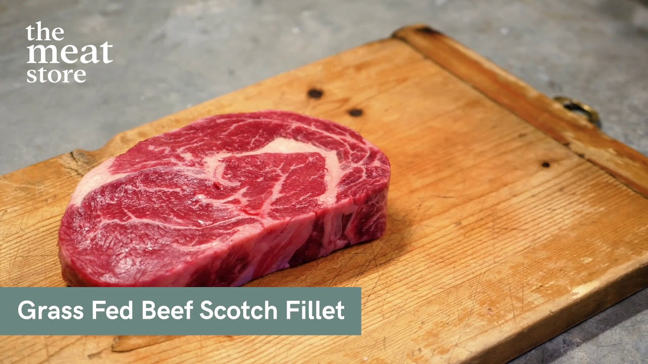 GRASS FED SCOTCH FILLET STEAK by The Meat Store - YouTube