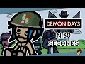 Basically gorillaz demon days in 30 seconds