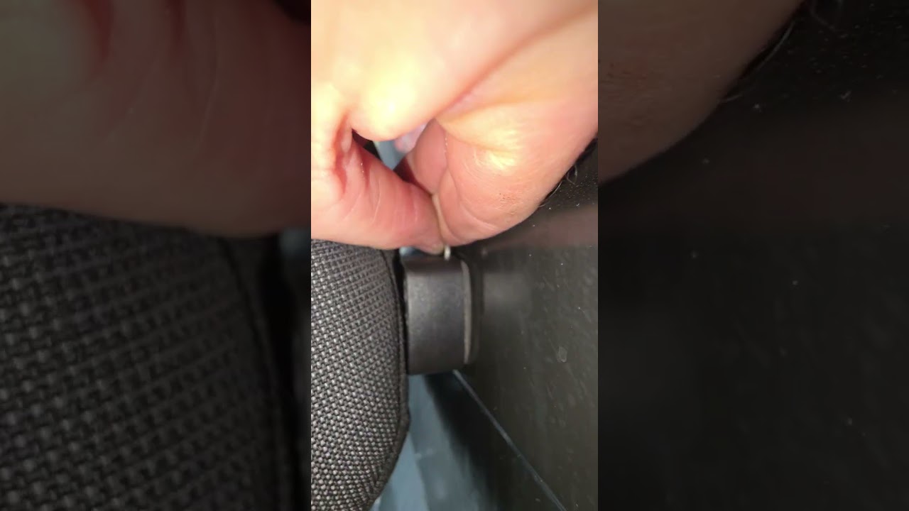 Ford Transit Connect 2014 onwards- headrest removal from the bulkhead - EASY