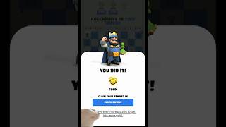 Claim 1,750,000 Free Gold || Chess Puzzle Clash Royale Part-2 #Clashroyale #Shorts