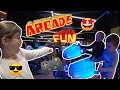 Kids playing at the arcade  aussie family fun  family vlog