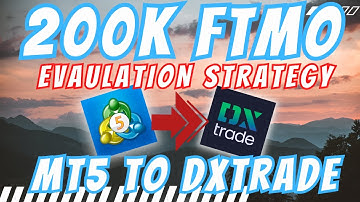 NEW FTMO MT5 A.I Trading Bot Strategy to Pass 200k Challenge with DXtrade Copying Trading Available!