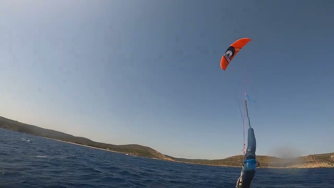 Aile De Kitesurf Pansh Kestrel 12 M² - Orange - Occasion Comme Neuve
