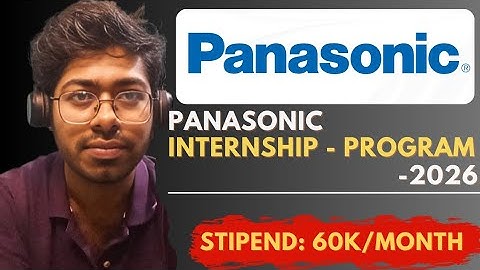Panasonic Internship Program - 2026 | Free Resources | Complete Guide | Software Engineer