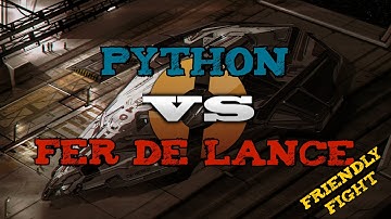 Python vs FDL - friendly PvP - Elite Dangerous