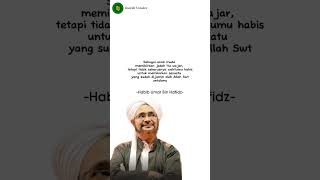 Jangan habiskan waktumu hanya untuk memikirkan jodoh #habibumarbinhafidz #shorts #habibumar