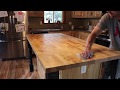 Butcher block restoration