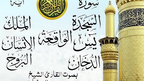 تلاوة الشيخ محمد صديق المنشاوي من سور السجدة. يس. الدخان. الواقعة. الملك. الإنسان. البروج. نوادر 721