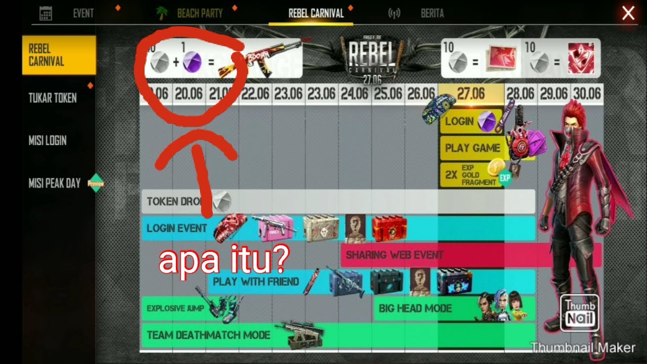 Event Baru Apakah Itu Free Fire 1 Youtube
