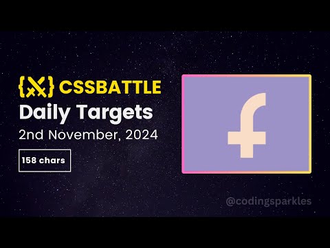 CSS Battle Daily Targets Solution | November 2, 2024 | #html #css #cssbattle