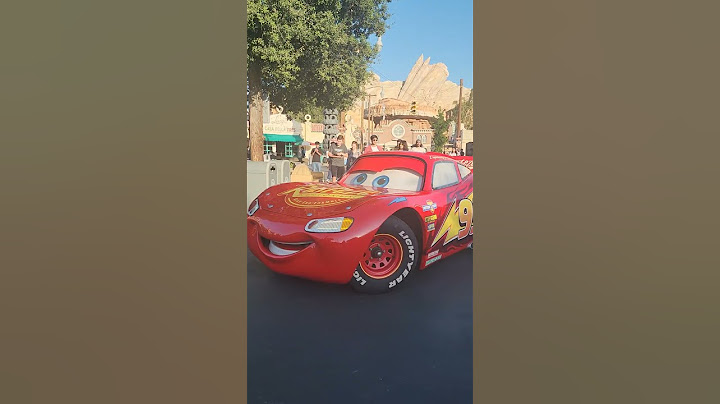 Lightning McQueen is ready!