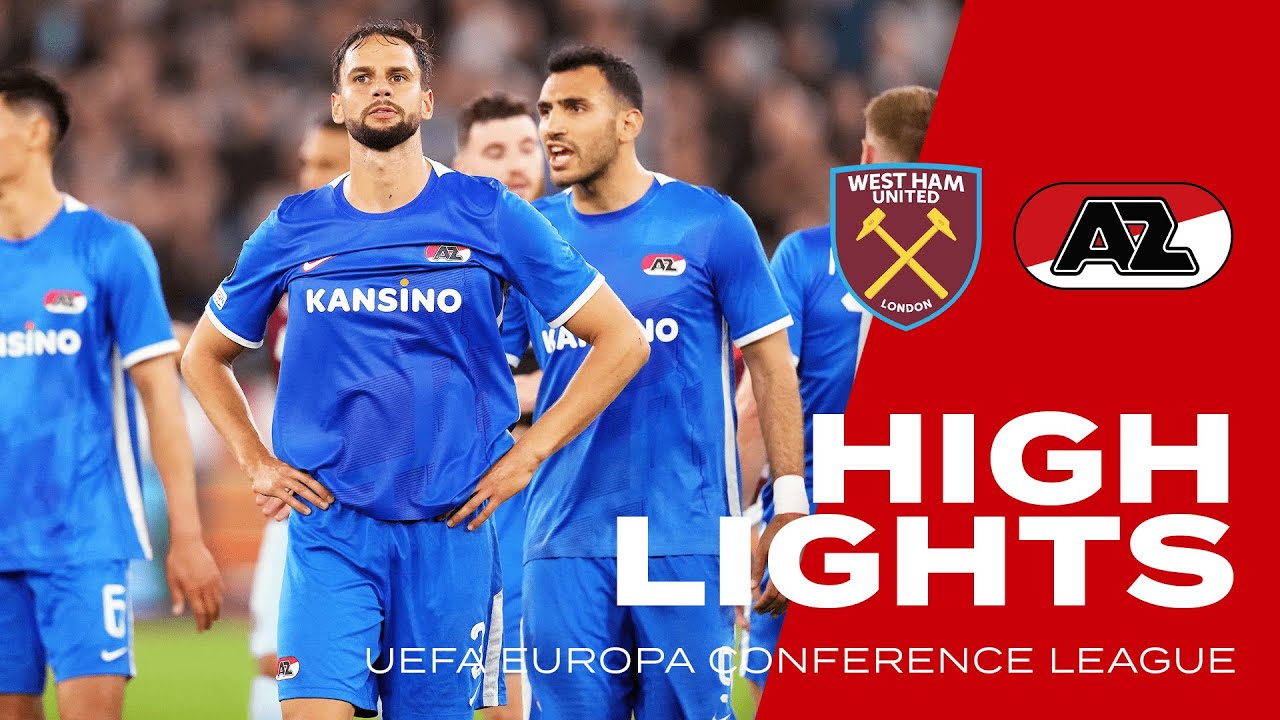 😕 A loss in the first leg | Highlights West Ham - AZ