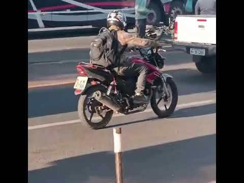 Colisão na BR-316 em Picos: motocicleta e Corolla envolvidos, sem feridos graves