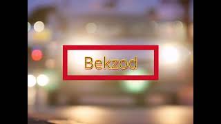 Bekzod ismiga chiroyli video oquvchilar ishidan #namuna #video #bekzod