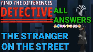 Find The Differences Detective THE STRANGER ON THE STREET Level 1-10 All Answers screenshot 4