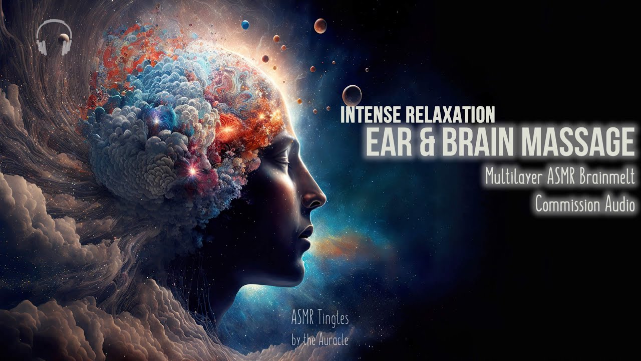 Ear & Brain Massage [ASMR] ★ Brainmelt ★ layered [panning] [binaural]