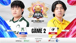 Mpl Ph S17  W4d1  Omg Vs Onic Game 2