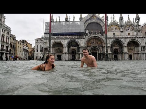 Video: Venice Di Bawah Air Dalam Banjir Terburuk Sejak Tahun 1979