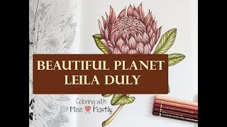 Color along | Beautiful Planet by Leila Duly | Part 2 with Polychromos