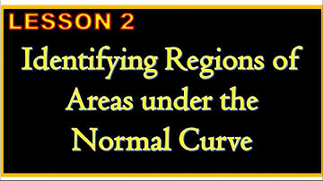 identifying Regions of areas under normal curve |RED CRUZ|