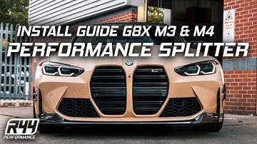 INSTALL GUIDE: MHC Plus Carbon Fibre Performance Style Front Splitter for BMW G8X M3 & M4