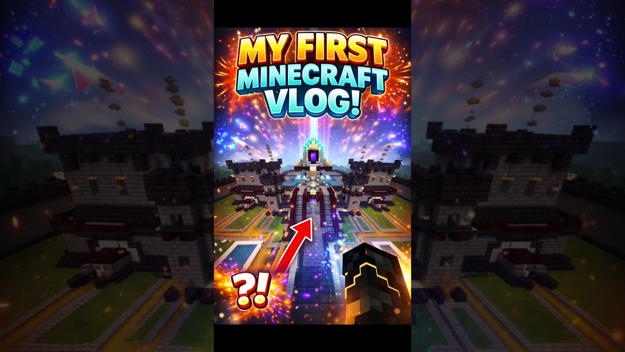 I Tried Minecraft's First Vlog!
