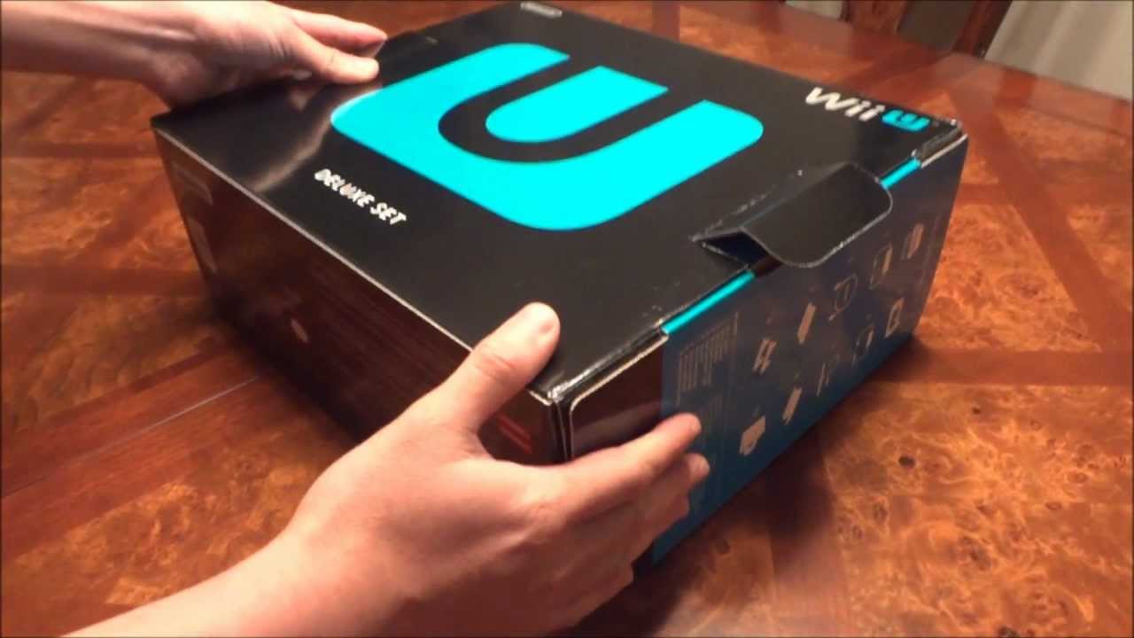 Black Friday Nintendo Wii U Deluxe Edition 32GB Unboxing YouTube