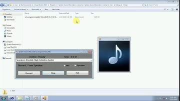 How to record system sound using NAudio dll in VB.Net