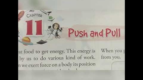 ICSE board science Chapter 11. Push and Pull (Part 1)