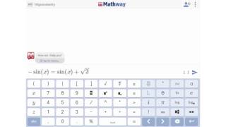 Solve Standard Angle Equations
