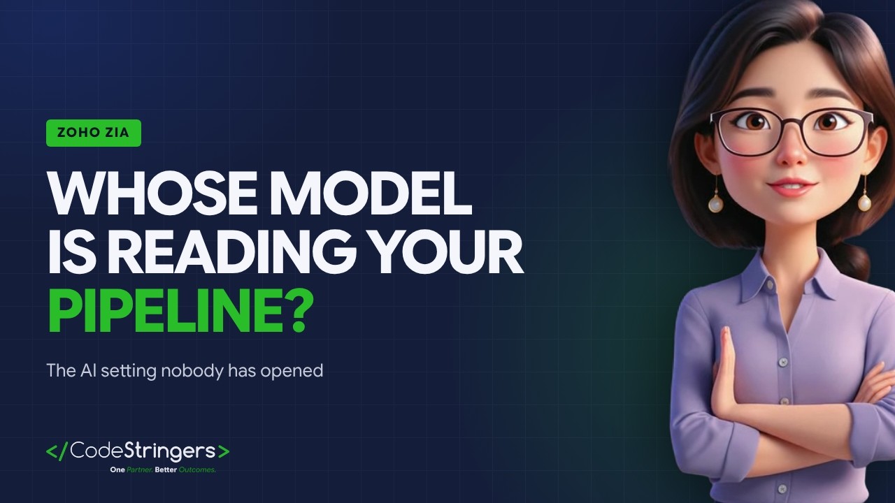 Whose Model Is Reading Your Pipeline? | Zoho Zia Permissions And Model Provider Governance