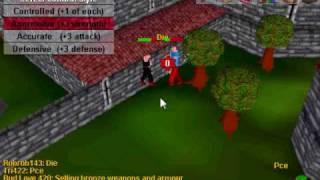 runescape classic 4 getting 1 cooking and theving up