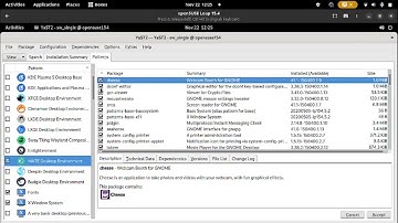 Installation of OpenSUSE Mate Desktop using Yast Software Manager in OpenSUSE Leap 15.4