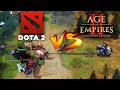 Age of Empires Pro vs 7 Dota Players