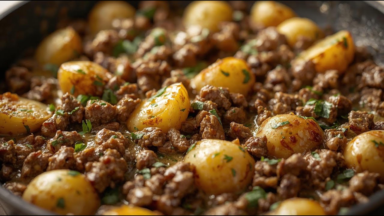 Don’t Know What to Cook? Try This One-Pan Creamy Beef & Potato Dish