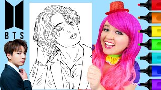 Coloring Bts Jungkook Markers