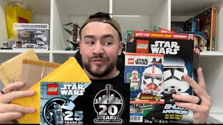 Pollybags in the Mail + 20th Anniversary vs 25th Anniversary Lego Star Wars Minifigures