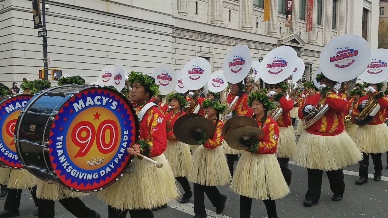 Hawaii All State Band In Macy's Thanksgiving Parade (Nov. 24, 2016