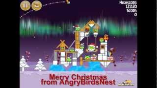 Angry Birds Seasons Winter Wonderham 1-25 Walkthrough 3-Star screenshot 5