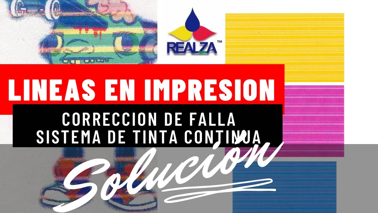Como SOLUCIONAR RAYAS LINEAS en las impresiones en IMPRESORA epson hp canon  - YouTube